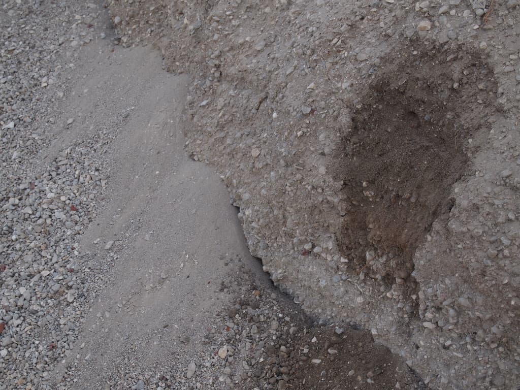 Recycled Concrete Screenings Fines bulk material delivery