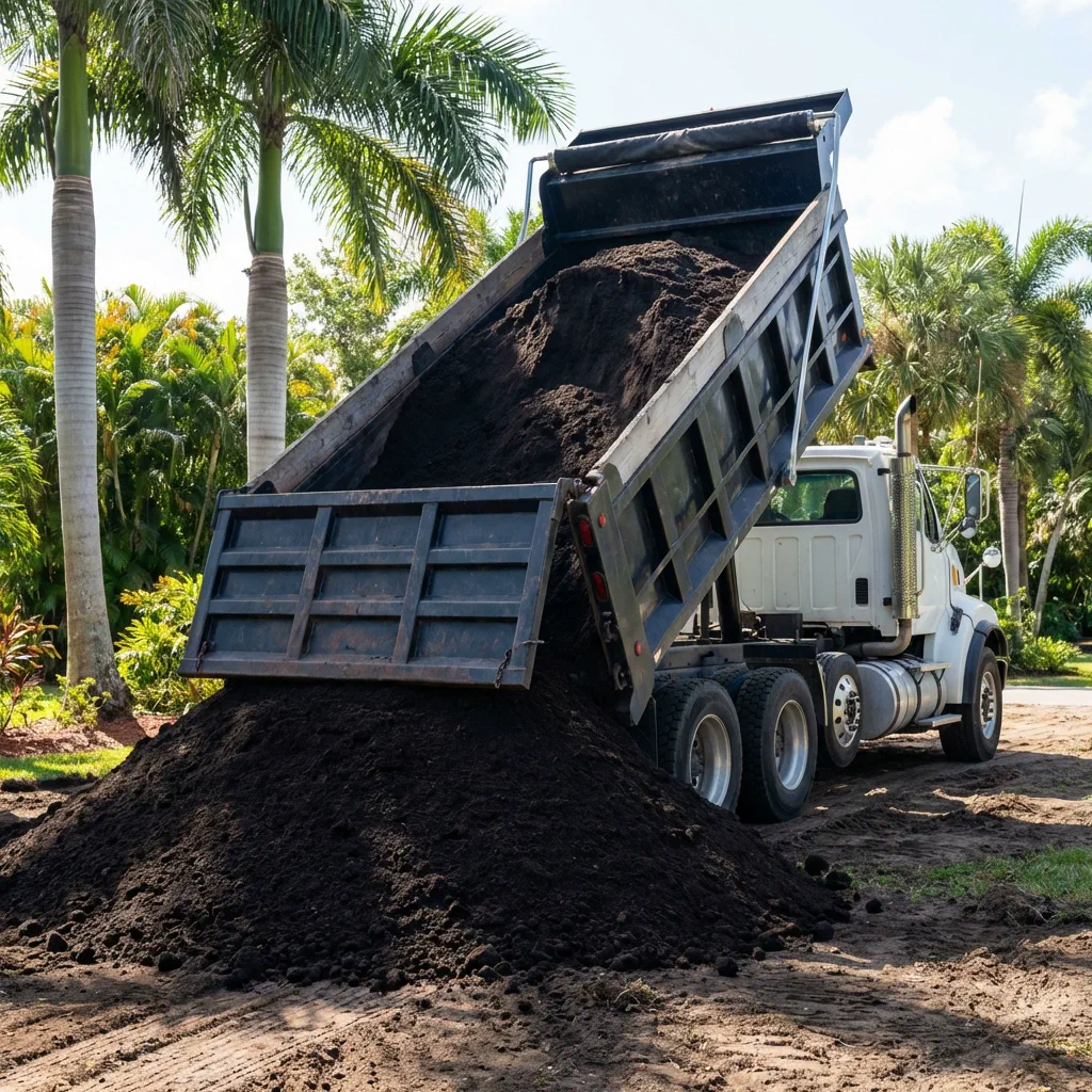 Soils texture and pile for bulk delivery